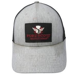 Fort Scott Munitions Snapback Trucker Hat Gray OS Mesh Back Big Accessories